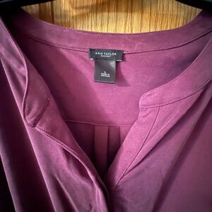Ann Taylor Purple Blouse